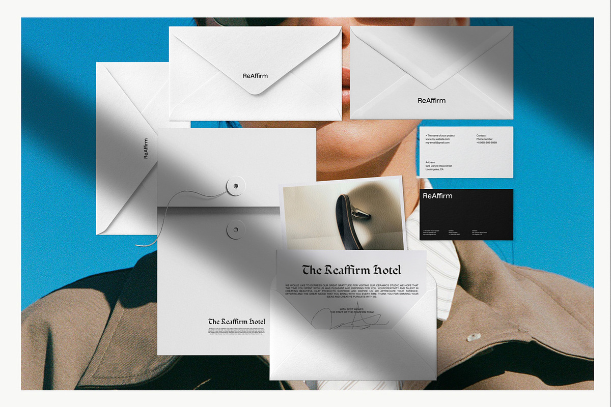 Fashion Envelope Mockup Kit, a Mockup by ReAffirm (Photo 4 of 8)