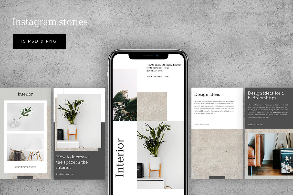Interior social media template, a Social Media Template by Digital Breath templates (Photo 2 of 6)