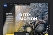 Deep Motion Landing Pages, an UI Kit Template by Brian White Design Goods (Thumbnail 3 of 3)