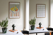 30 Nautral Light Mockup with plants, a Product Mockup by ArtwithFrame (Thumbnail 2 of 6)