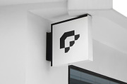 Logo Mockup Modern Sign Facade, an Advertising Mockup by Asylab (Thumbnail 3 of 5)