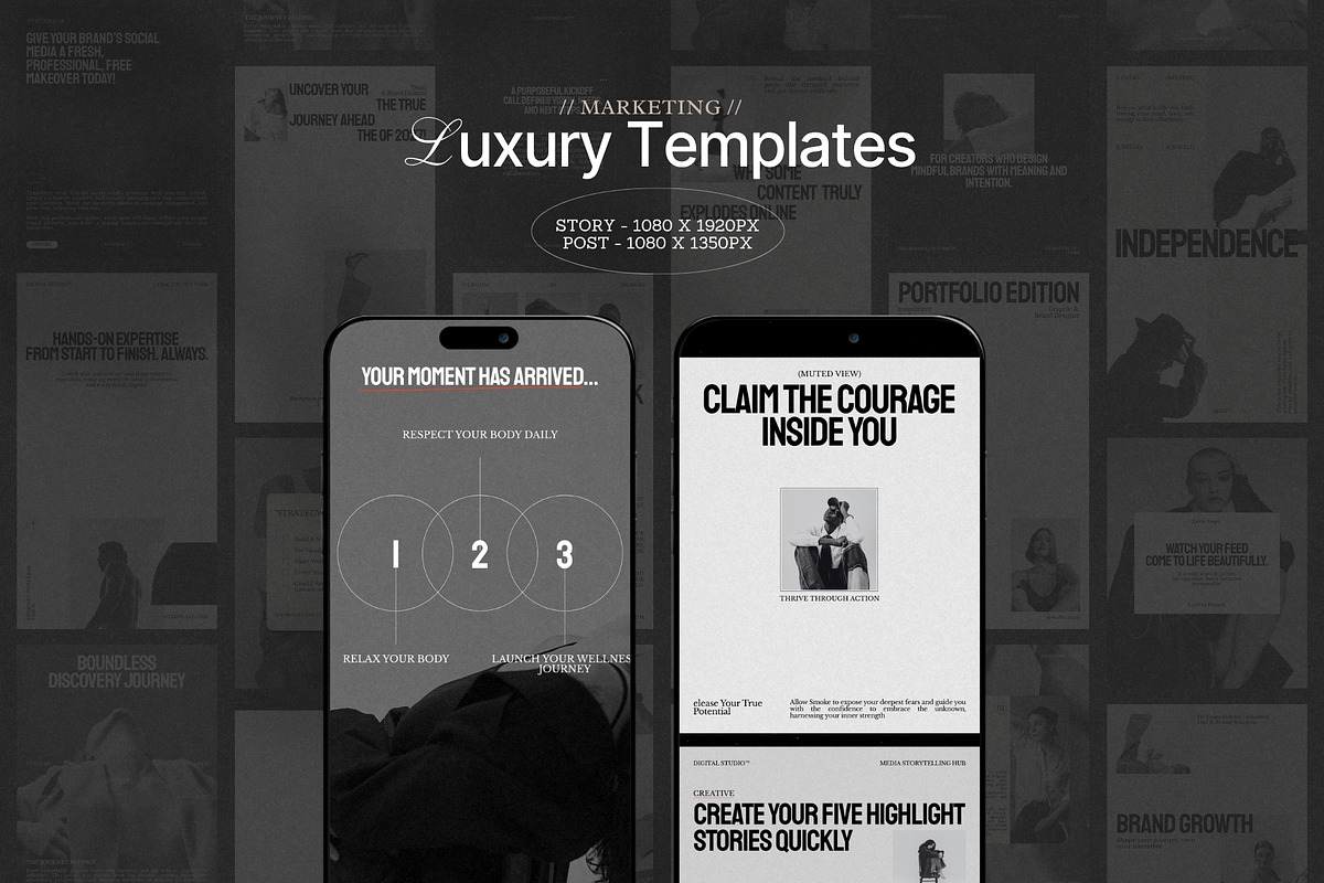 Instagram Stories & Post Designs, a Social Media Template by Pixel Grid (Photo 2 of 8)