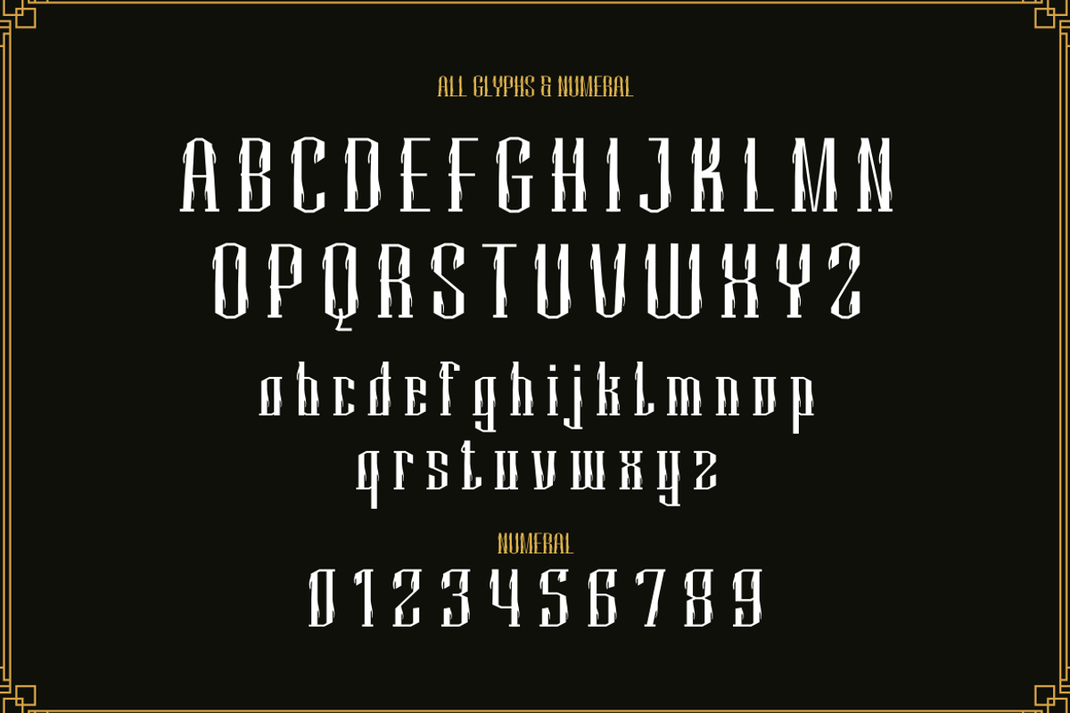 Mihbur | Art Deco Font, a Serif Font by twinstd (Photo 10 of 13)