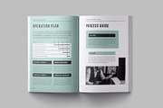Clean Business Plan Layout, a Brochure Template by Designsoul14 (Thumbnail 8 of 9)