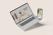Macbook Pro iPhone 14 Pro Max Mockup, a Mac Mockup by zpackcreative (Thumbnail 6 of 6)