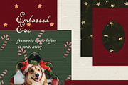 Christmas Embossed Frames & Papers, a Background Graphic by Madiwaso (Thumbnail 5 of 11)