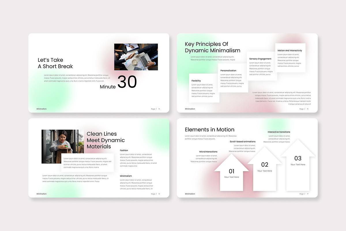 Minimalism Presentation PowerPoint, a Presentation Template by Premast (Photo 3 of 4)