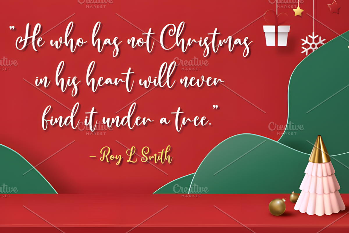 Wonderful Christmas Font, a Script Font by Coco Bloom (Photo 6 of 10)