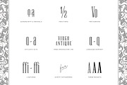 Virgo Antique Display, a Serif Font by Vintage Type Company (Thumbnail 8 of 15)