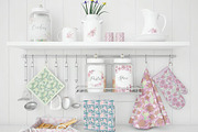 Gorgeous pinks watercolor design set, a Work Illustration by fashionaddict (Thumbnail 4 of 11)