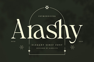 Arashy – Elegant Serif Font, a Serif Font by Almeera Std