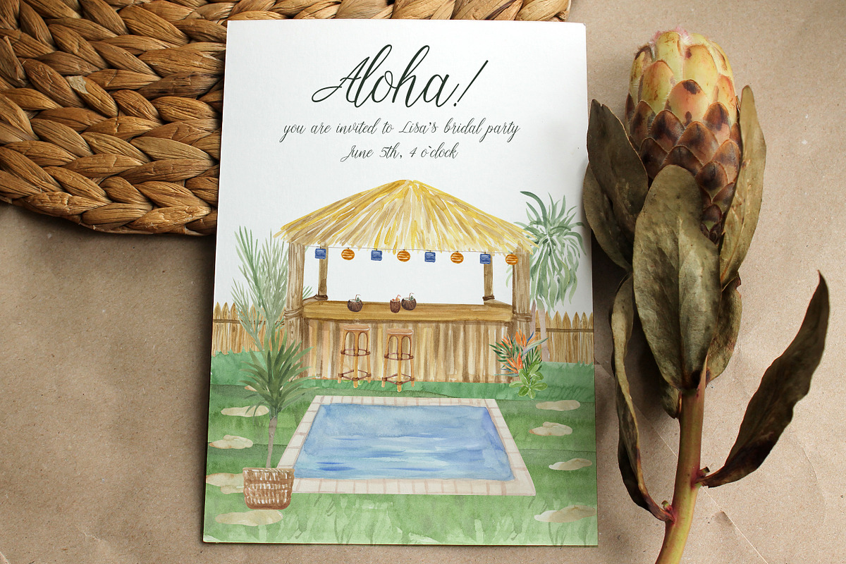 Tropical Boho Garden Plants & Floral, a Decorative Illustration by Catch the Dream Art (Photo 6 of 10)