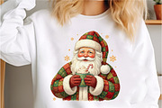Vintage Santa Claus Wall Art PNG, an Illustration by Libby Wishes (Thumbnail 3 of 6)