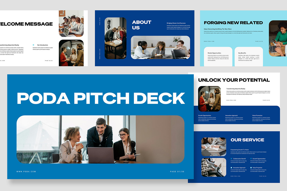 Poda : Pitch Deck Powerpoint