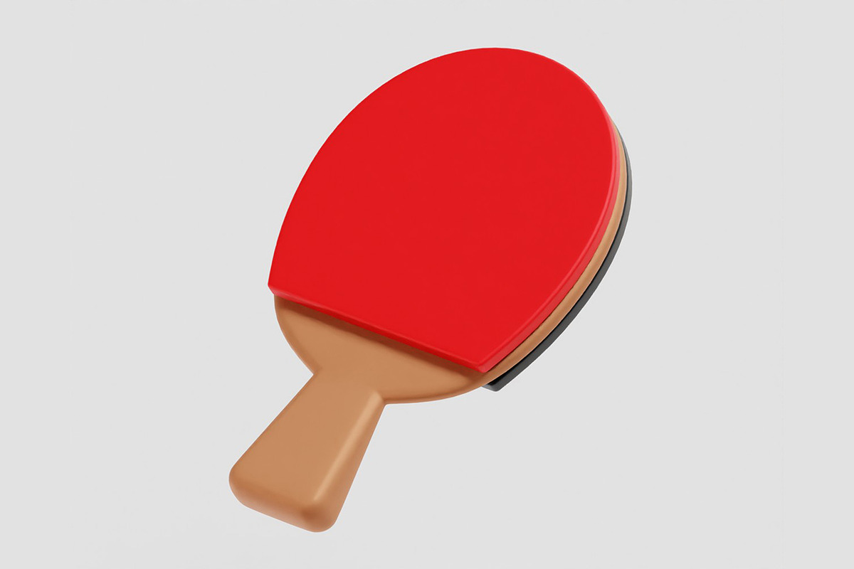 Table Tennis Racket and Ball, an Object 3D Model by fahad121 (Photo 2 of 8)