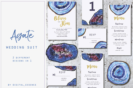 Agate wedding suit