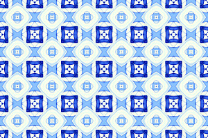 40 Seamless Blue Tile Patterns