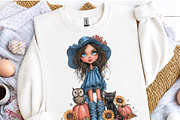 Whimsical Halloween Clipart, a Seasonal Illustration by OK Design (Thumbnail 5 of 6)