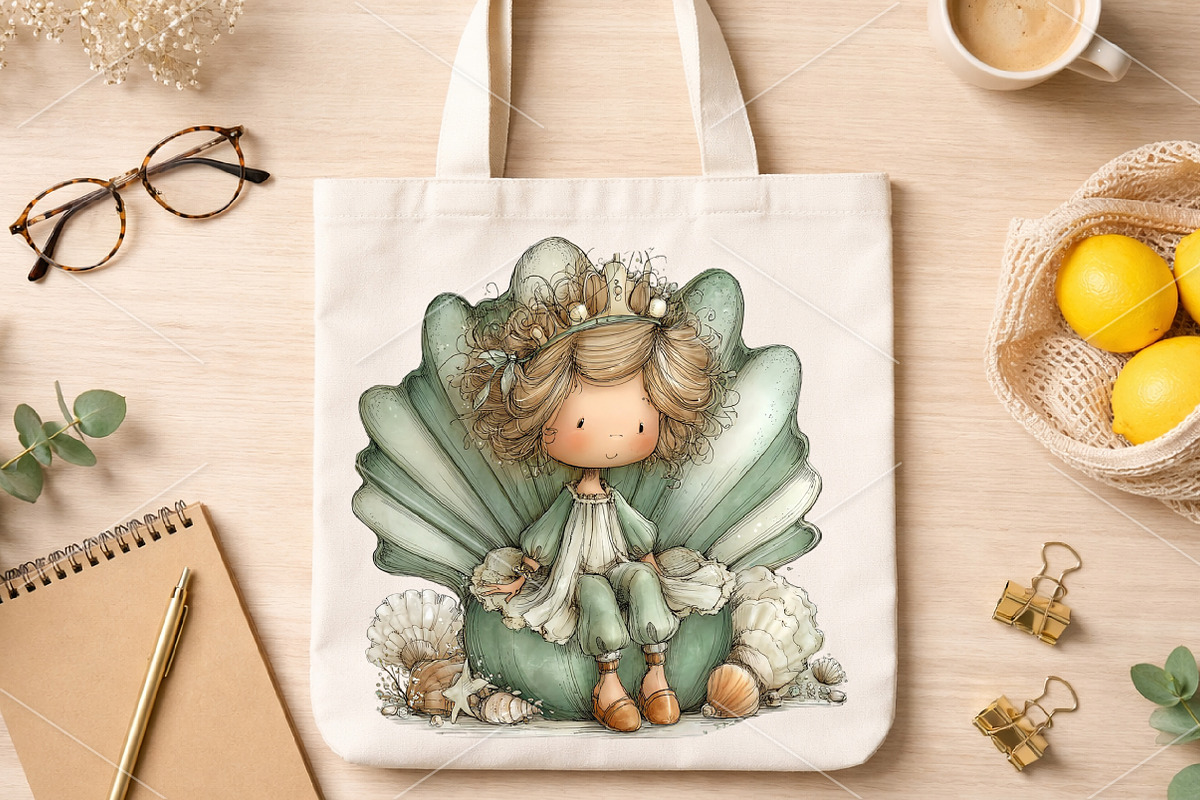 Whimsical Summer Girls Clipart PNG, an Illustration by Canvas Craft (Photo 5 of 7)