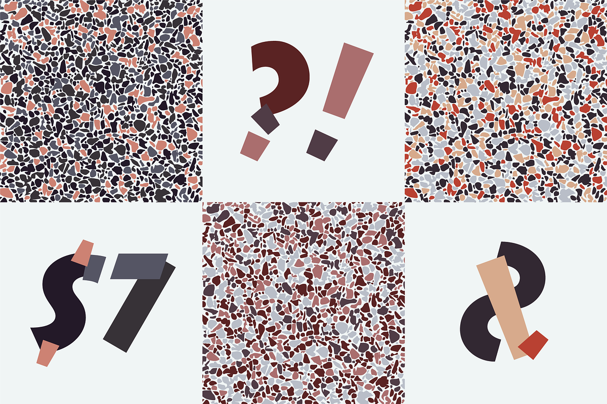 Terrazzo Color Font Family preview 4