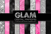 Glam Digital Papers Design Textures, a Texture Graphic by Makina Designs (Thumbnail 1 of 2)