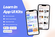 Learn In- The eLearning App, an UI Kit Template by Netro Systems (Thumbnail 1 of 5)