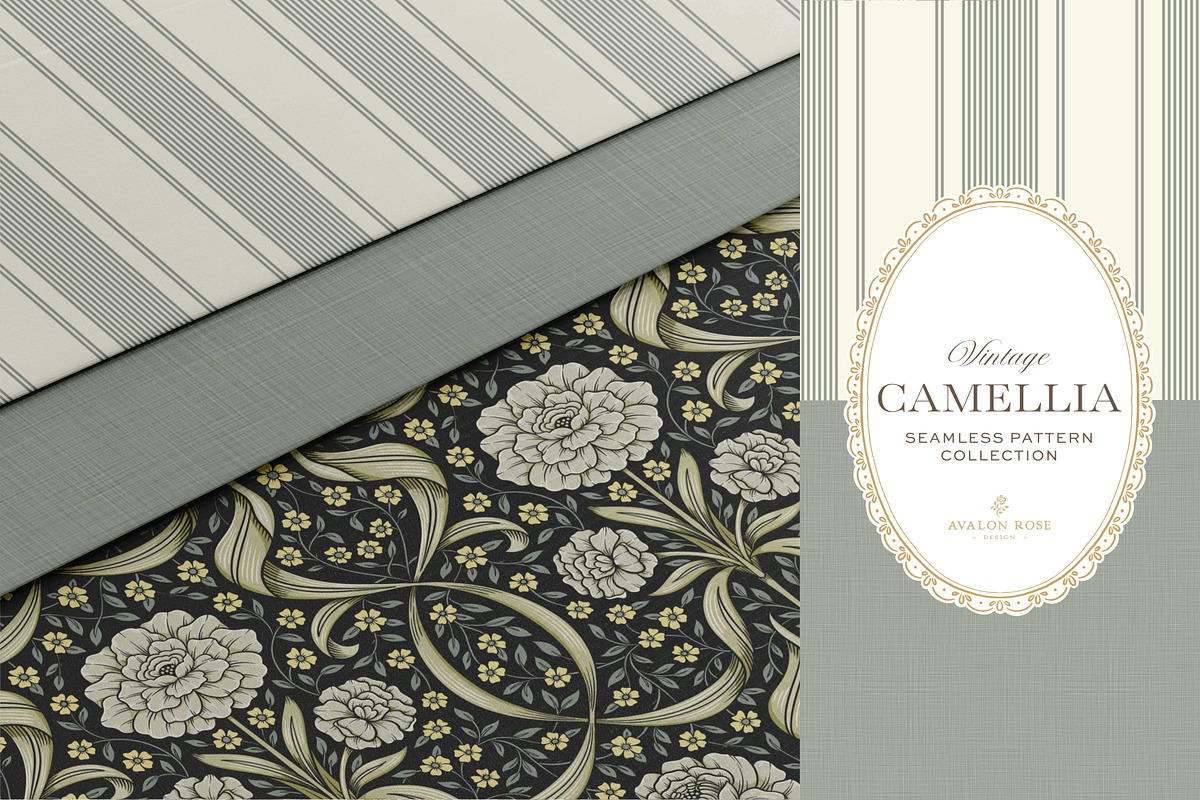 Arts & Crafts Floral Patterns Black, a Pattern Graphic by Eclectic Anthology (Photo 6 of 10)