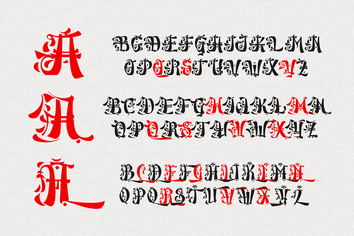 Yasuhiro - Orieantal Japanese Font, a Blackletter Font by TypeClassHeroes (Photo 7 of 10)