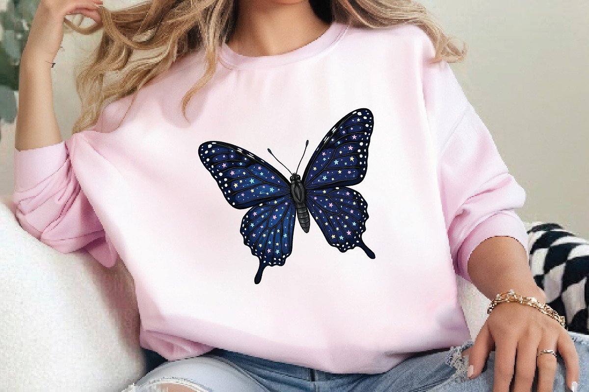 Butterfly Illustration PNG Bundle, a Seasonal Illustration by Daily.Designs (Photo 3 of 5)