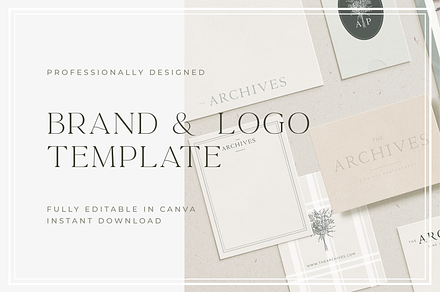Canva Editable Brand Kit - Archives