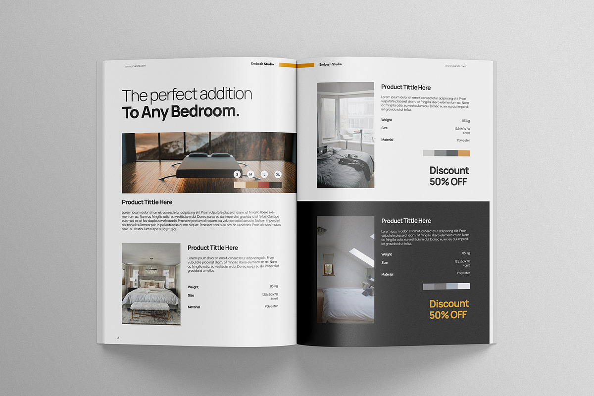 Design Interior Product Catalogue, a Magazine Template by VanillineGraph (Photo 6 of 8)