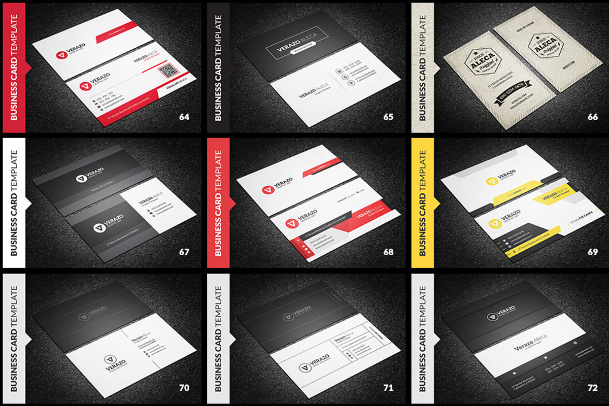 150 Mega Business Cards Bundle, a Business Card Template by Verazo (Photo 11 of 18)