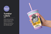 Haewon Foil Pouch Labels, a Stationery Template by Mountain Folk Creative (Thumbnail 6 of 6)