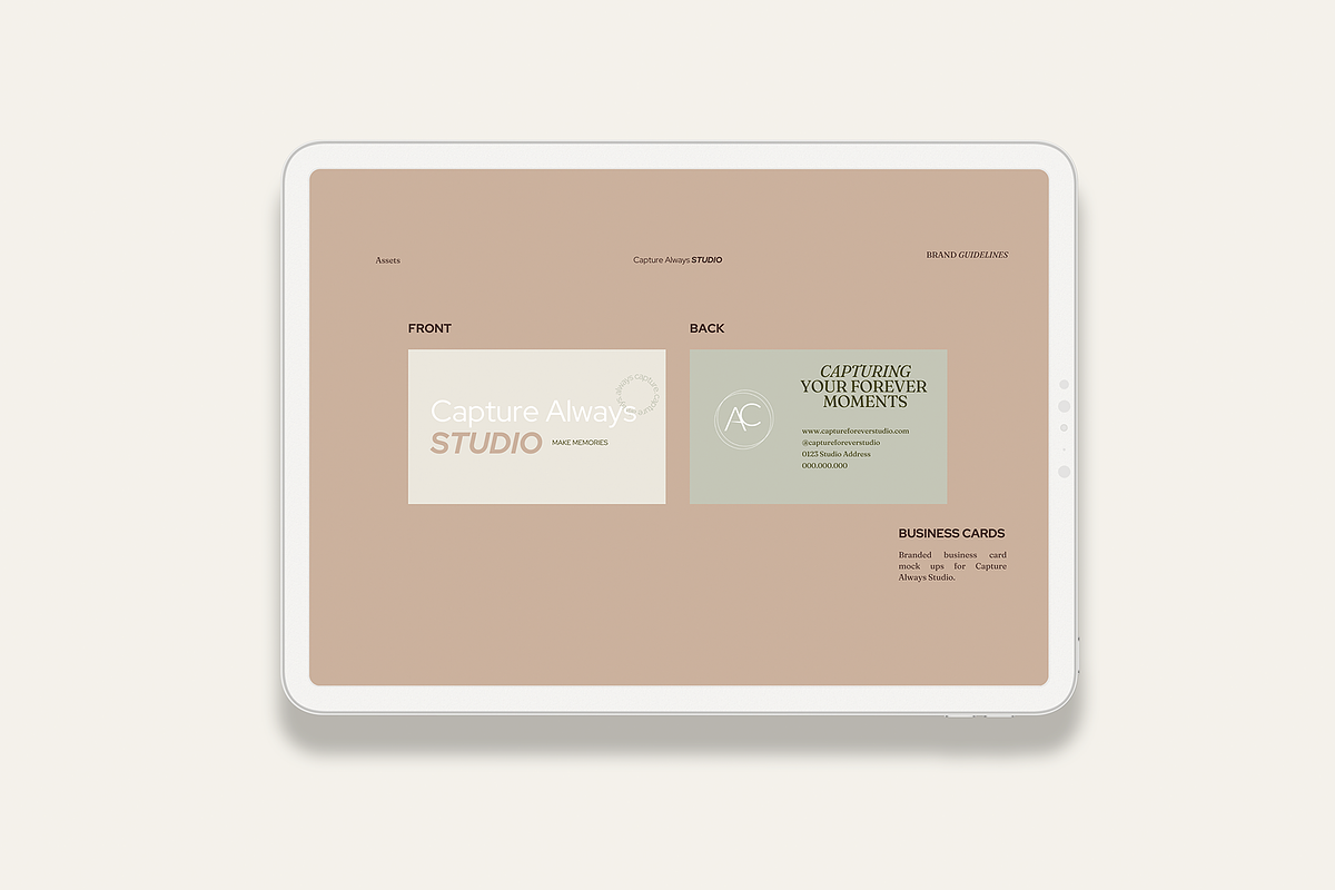 Studio Brand Guidelines, a Branding & Logo Template by Forever Create Studio (Photo 5 of 6)