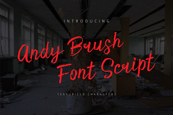 Andy Brush Font Script preview 8