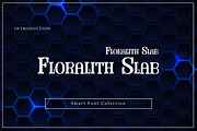 Floralith Slab, a Sans Serif Font by Wow Magic (Thumbnail 1 of 2)
