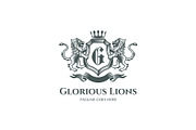 Glorious Lions Letter G Shield Logo, a Branding & Logo Template by ashenterprise (Thumbnail 1 of 3)