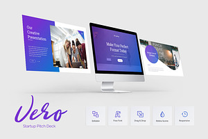 Vero Powerpoint Template Design, a Presentation Template by Rocketstill