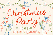 Whimsical Font Duo, Christmas Icons