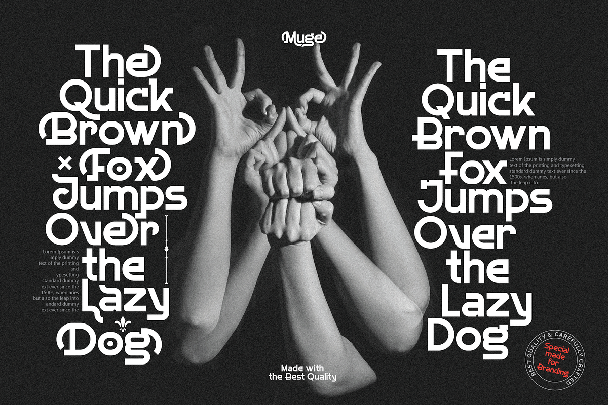 Muge, a Sans Serif Font by Linecreative (Photo 2 of 14)