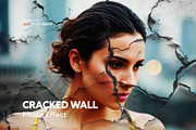 Cracked Wall Photo Effect, a Layer Style Add-On by Grkic Creative (Thumbnail 1 of 4)