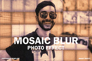Mosaic Blur Photo Effect, a Layer Style Add-On by alexdndz (Thumbnail 1 of 3)