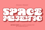 Space Majestic, a Sans Serif Font by ahweproject (Thumbnail 1 of 10)