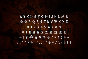 Monstone - Ancient Fantasy Font