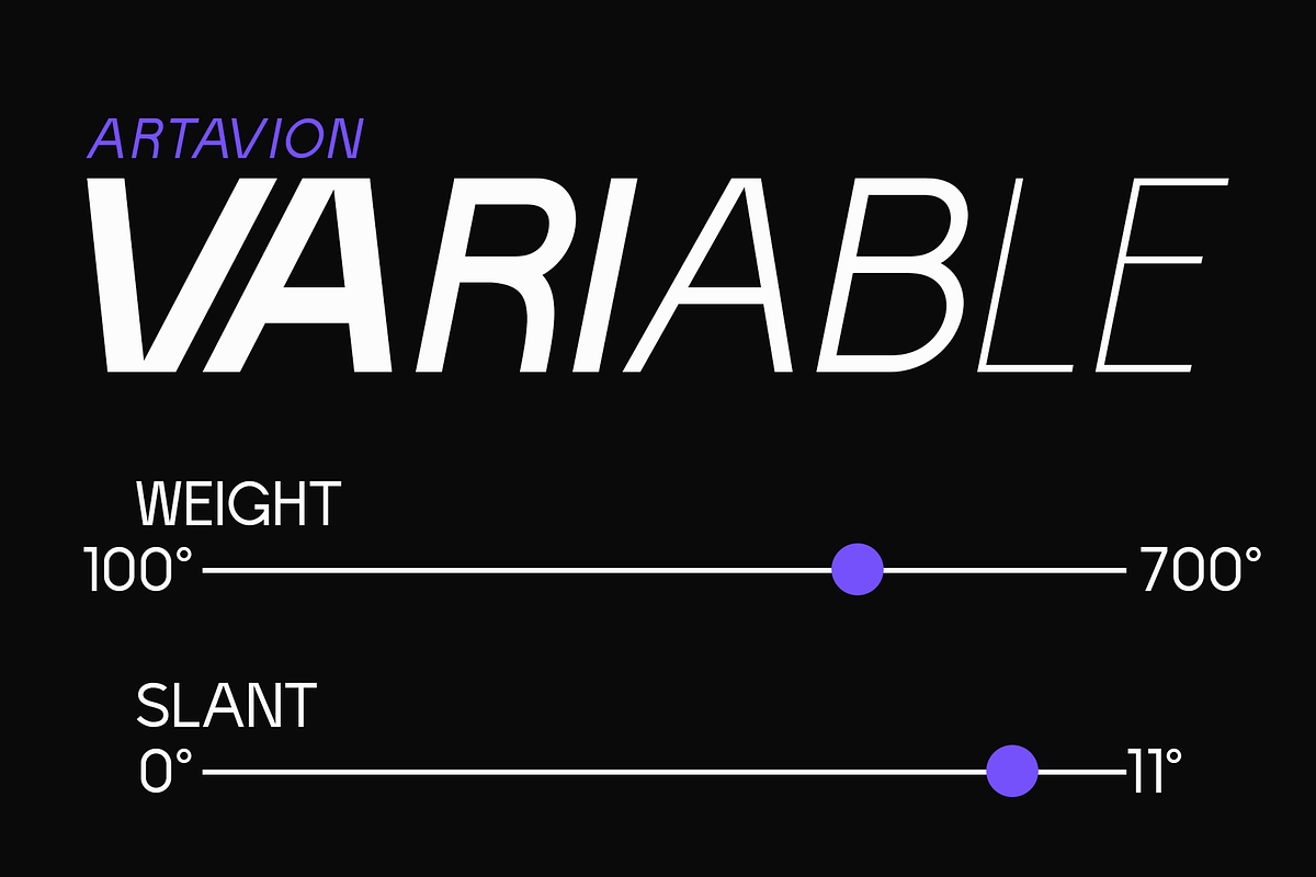 Artavion - Variable Sans Serif, a Sans Serif Font by Valentino Vergan (Photo 10 of 14)