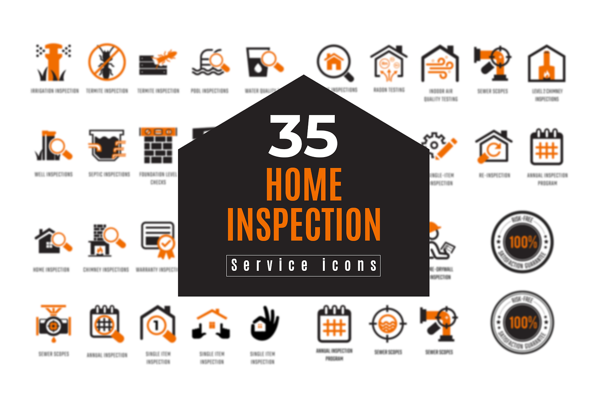 Home Inspection Icons, a Duotone Icon by Rongbaaz (Photo 1 of 5)