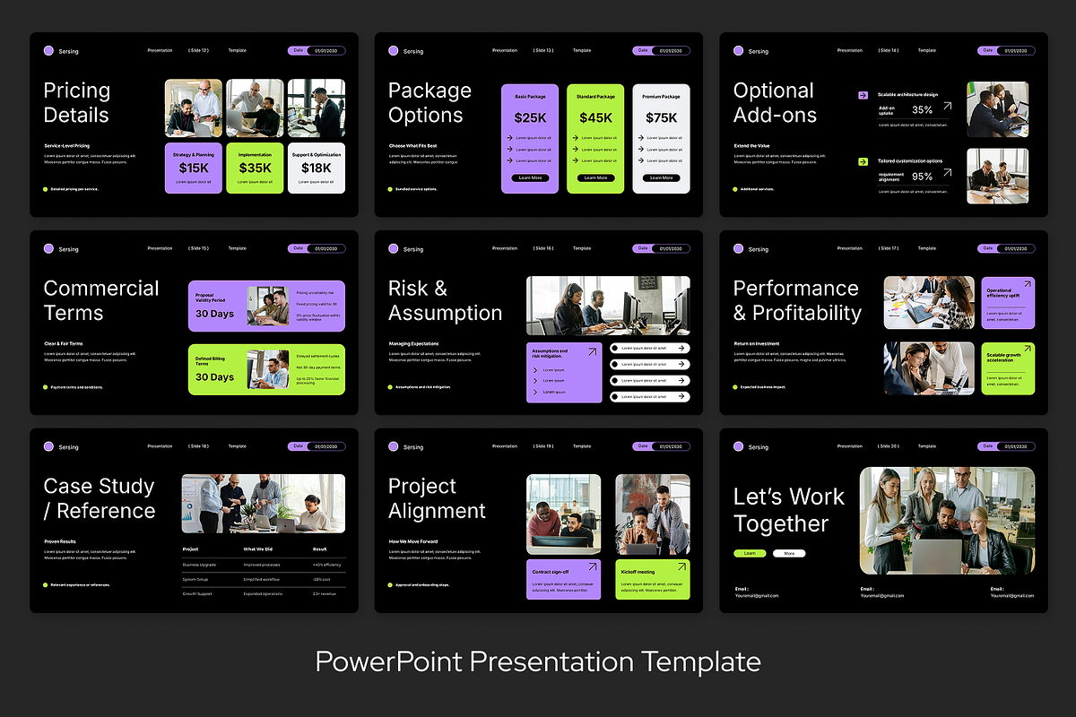 Service & Pricing Proposal, a Presentation Template by Sixtemp (Photo 3 of 3)