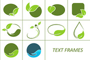 Eco friendly & Nature elements set, a Graphic by InkySplash (Thumbnail 7 of 10)