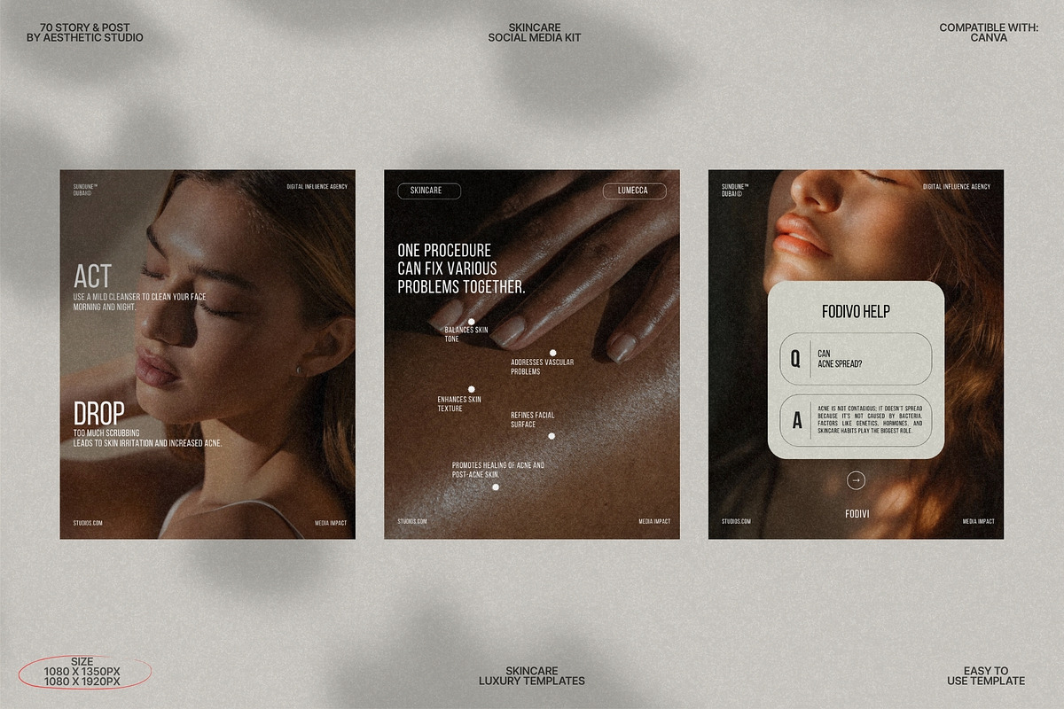 Canva Kit for Skincare Brands preview 6