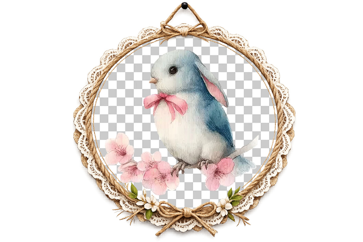 Watercolor Spring Birds Clipart, an Illustration by DreamArtGraphic (Photo 7 of 8)